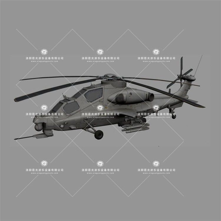 塔洋镇武装直升机3D模型